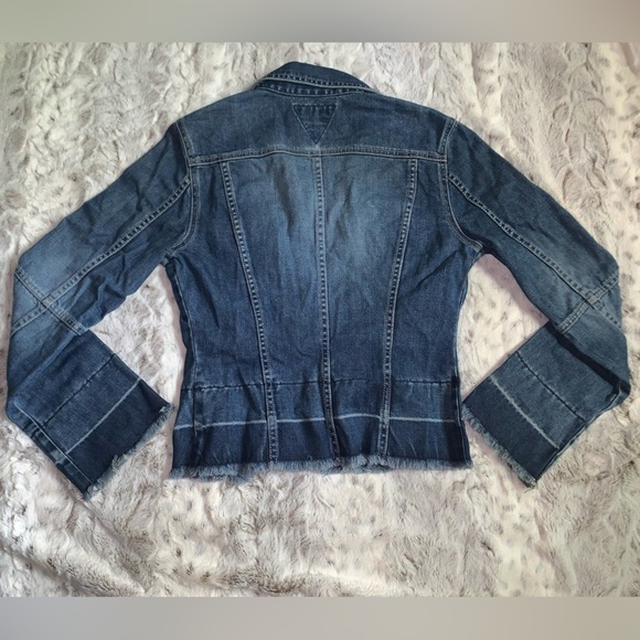Vintage GUESS Bell Sleeve Jean Jacket - Picture 6 of 8